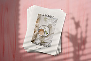 Magazine Stack Cover Mockup Scene, a Print Template by veila.me (Thumbnail 2 of 4)