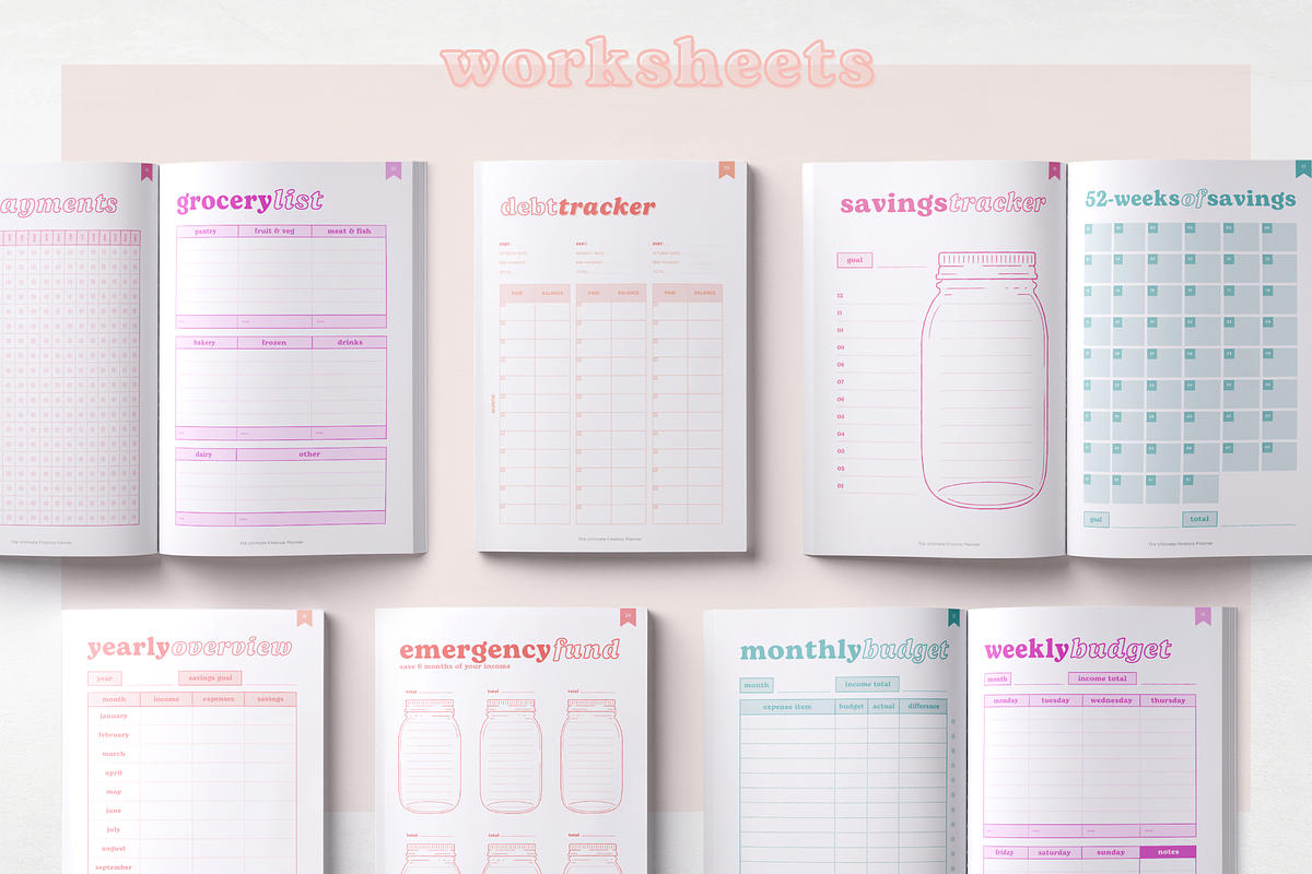 The Ultimate Finance Planner, a Magazine Template by Marigold Studios (Photo 6 of 9)