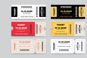 Ticket for event or program access, a Stationery Template by Kazi Hossain