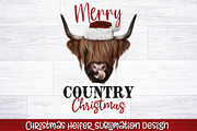 Christmas Heifer Sublimation Bundle, a Seasonal Illustration by RossiGalleria (Thumbnail 2 of 11)