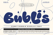 Bublis Funky Display, a Handwritten Font by Portocraft (Thumbnail 1 of 10)