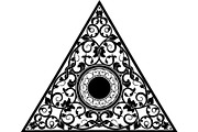 Decorative Celtic Triangle Floral, an Object Graphic by Creativeshirt (Thumbnail 5 of 18)