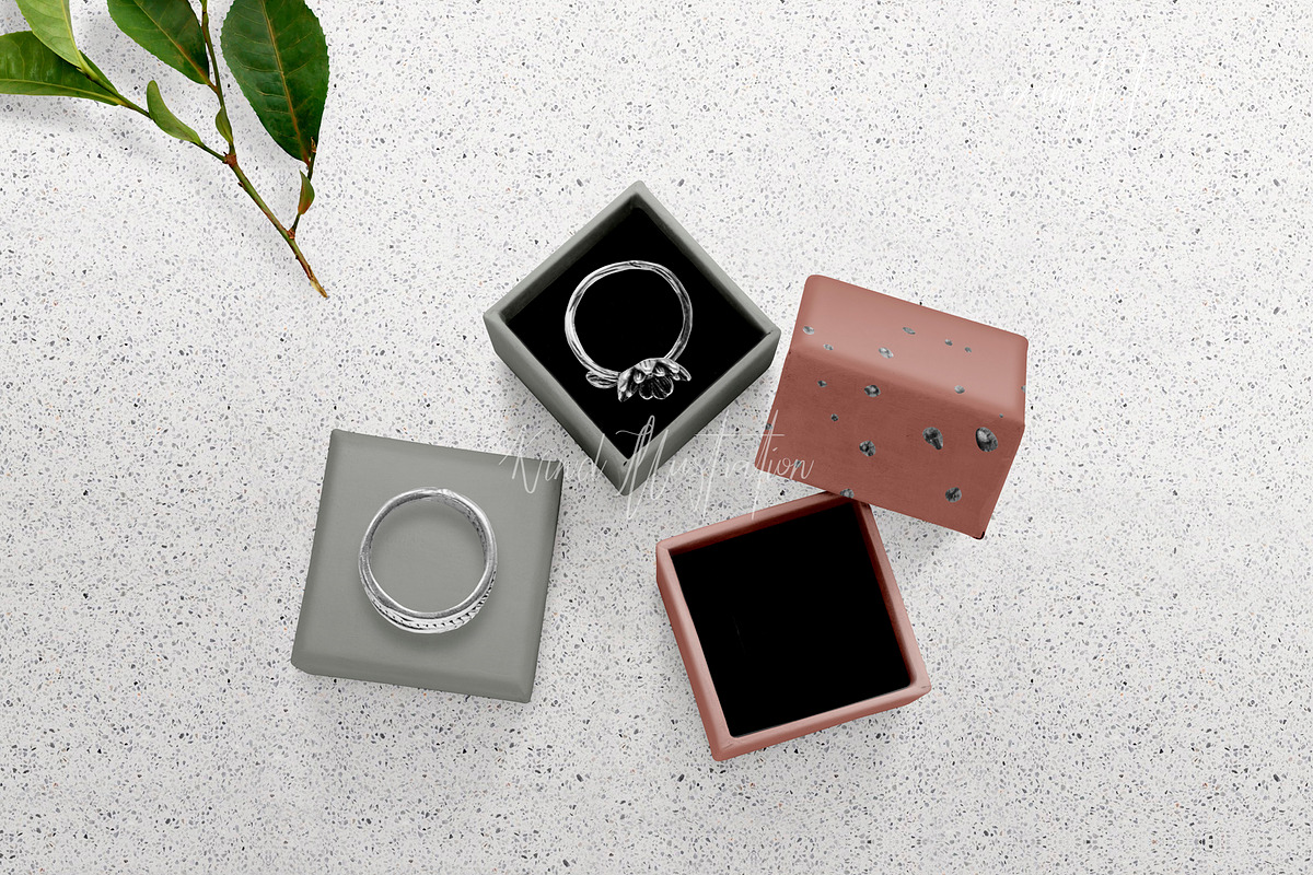 Jewelry boxes mockup, a Print Template by ⚞ Kind Illustration ⚟ (Photo 6 of 8)