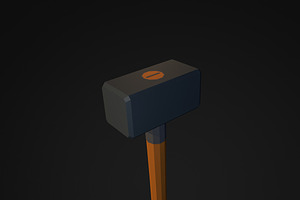 Low Poly Sledgehammer V1