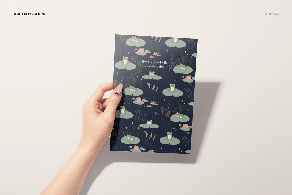 Greeting Cards Mockup Set, a Product Mockup by creatsy5 (Photo 4 of 12)