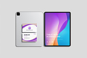 Tablet With Business Card Mockup, an iPad Mockup by swsi-studio (Thumbnail 4 of 5)