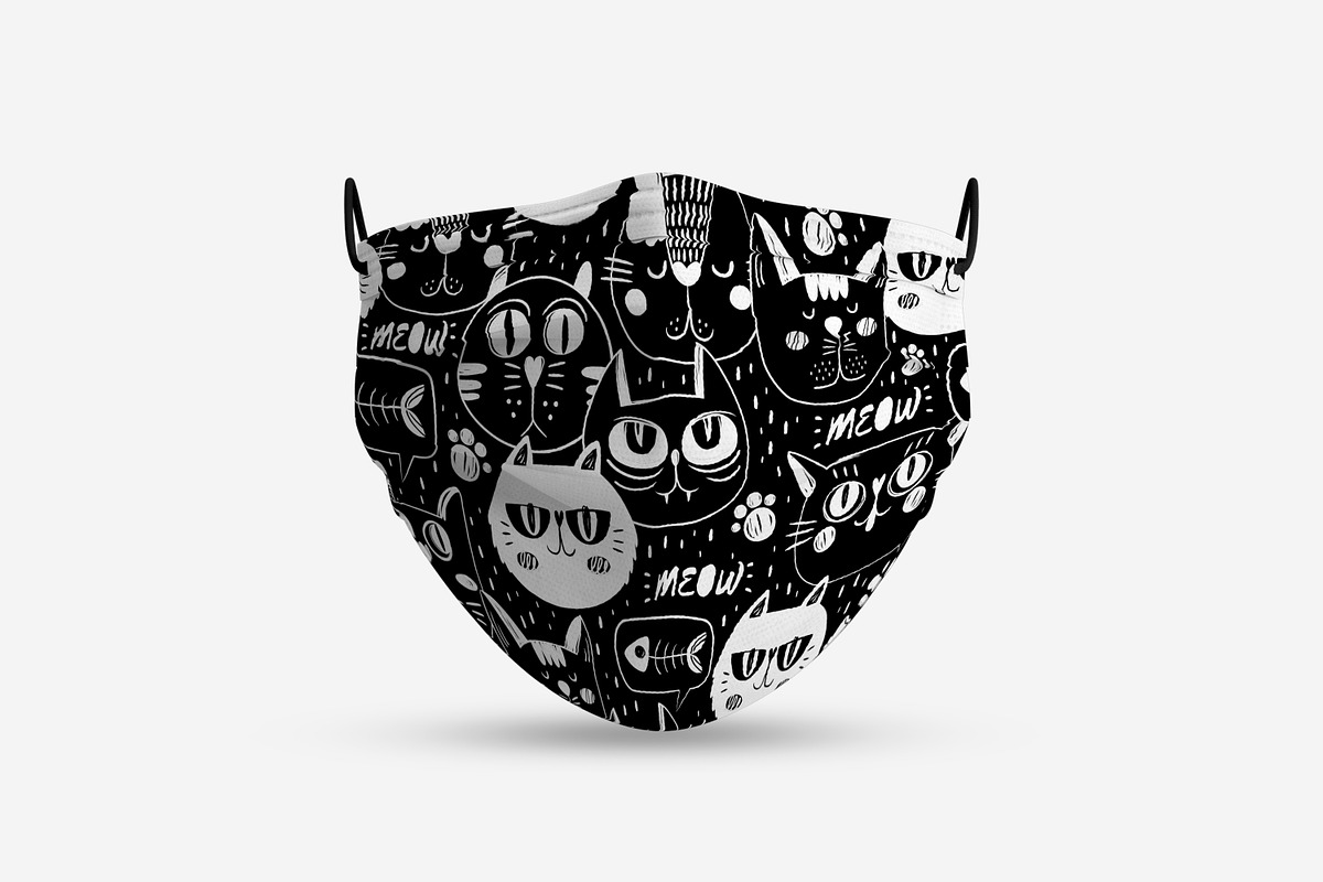 Face Mask Mock-up_03, a Mask Mockup by Mila (Photo 5 of 9)