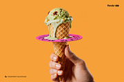 Ice Cream Cup Mockup Set, a Packaging Mockup by Renderteam (Thumbnail 10 of 16)
