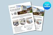 Just Listed Flyer Canva Template, a Flyer Template by M9 Design (Thumbnail 3 of 5)