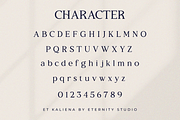 ET Kaliena - Serif Elegant Simplicit, a Serif Font by Eternity Studio (Thumbnail 12 of 12)