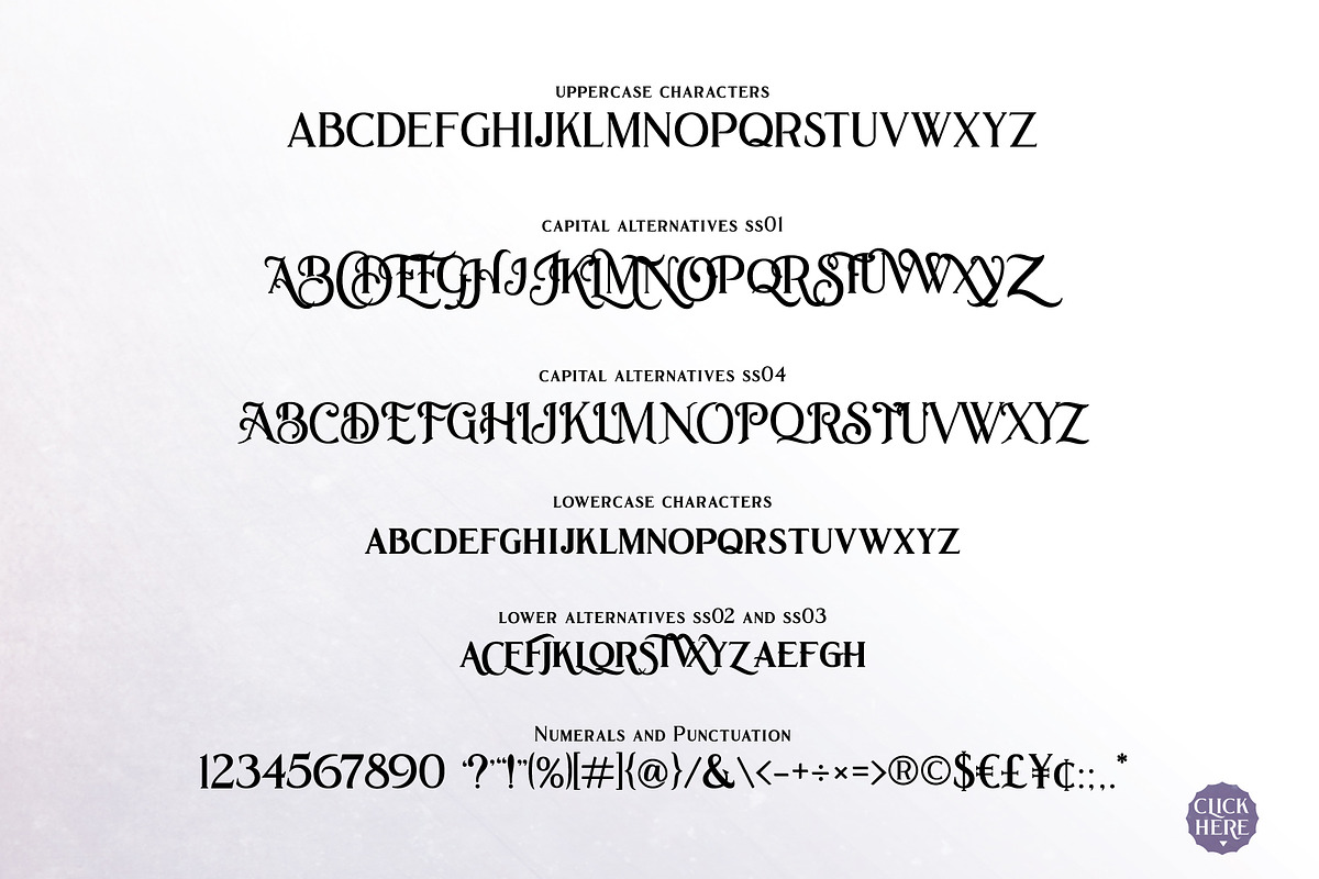 Bonsano font + Bonus, a Serif Font by ArtemKovalenco (Photo 3 of 4)