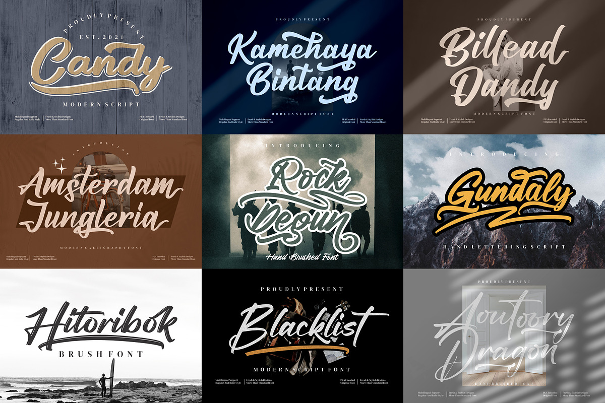 Modern and Stylish Script Font, a Font by Integritype Studio (Photo 2 of 9)