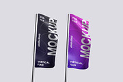 Vertical Flag Mockup, an Advertising Mockup by Rielismee (Thumbnail 4 of 5)