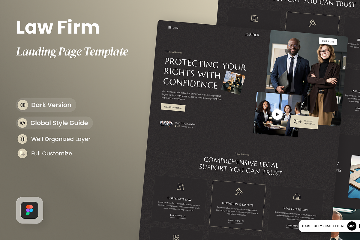 Juridex - Law Firm Landing Pages