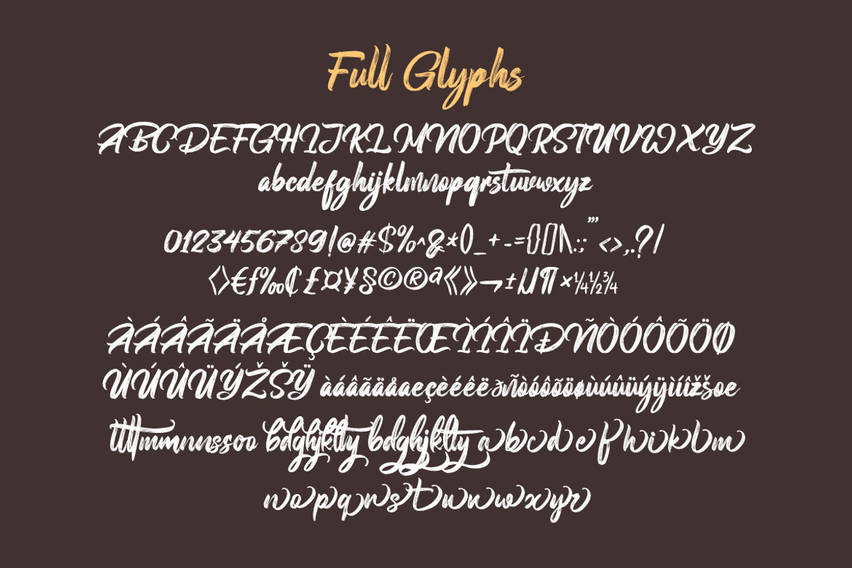 Vinegart - Handwritten Font preview 7