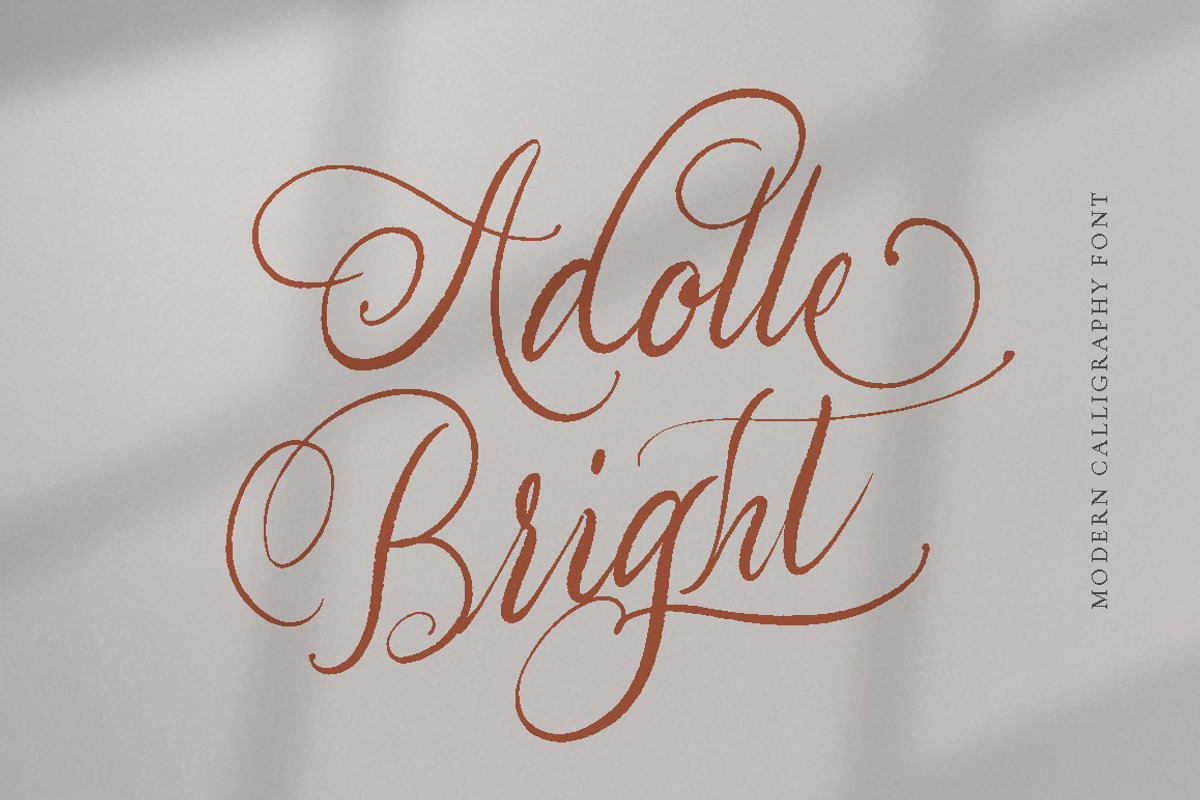 Adolle Bright - Modern Calligraphy
