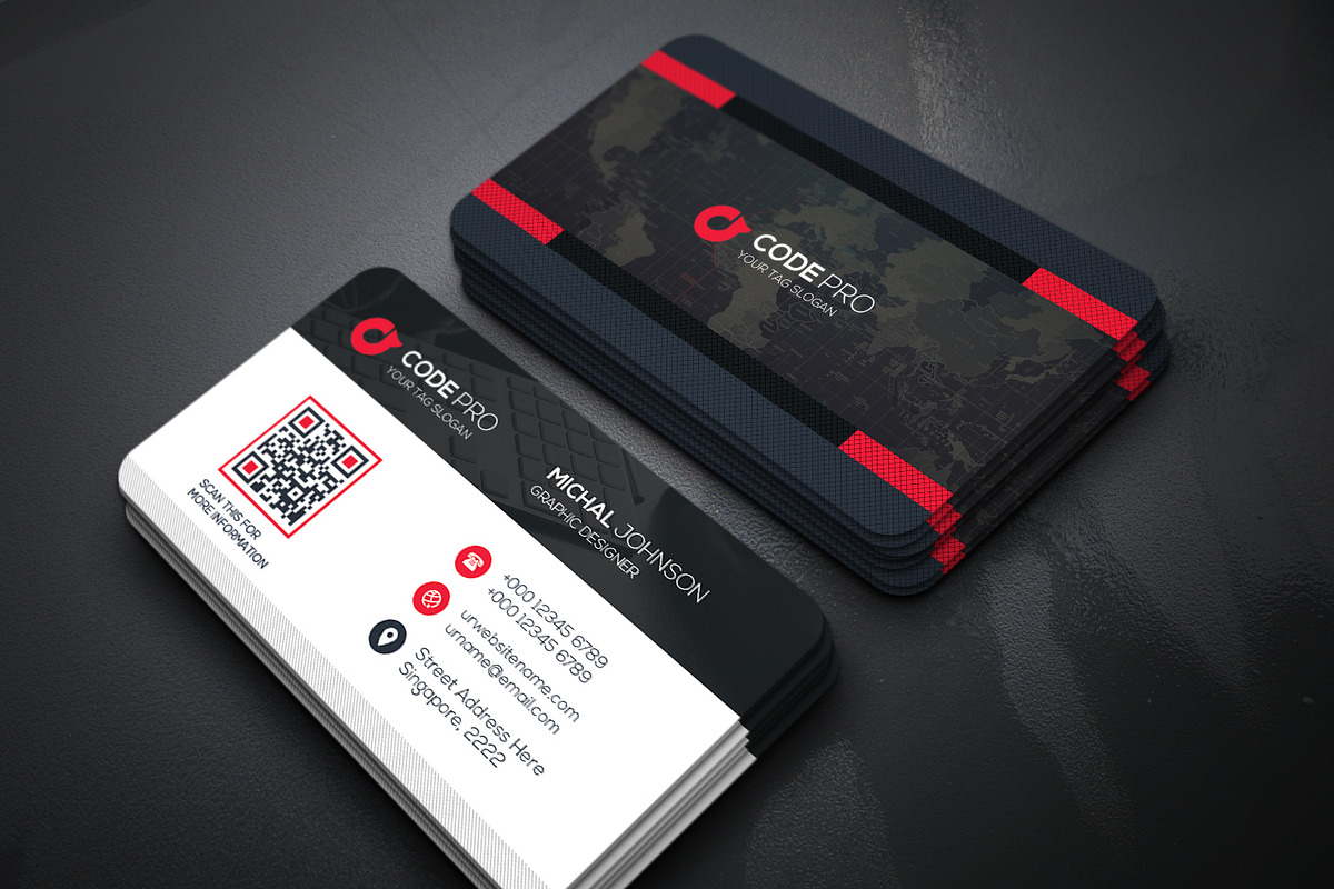Business Cards, a Business Card Template by Genereux Art (Photo 1 of 4)