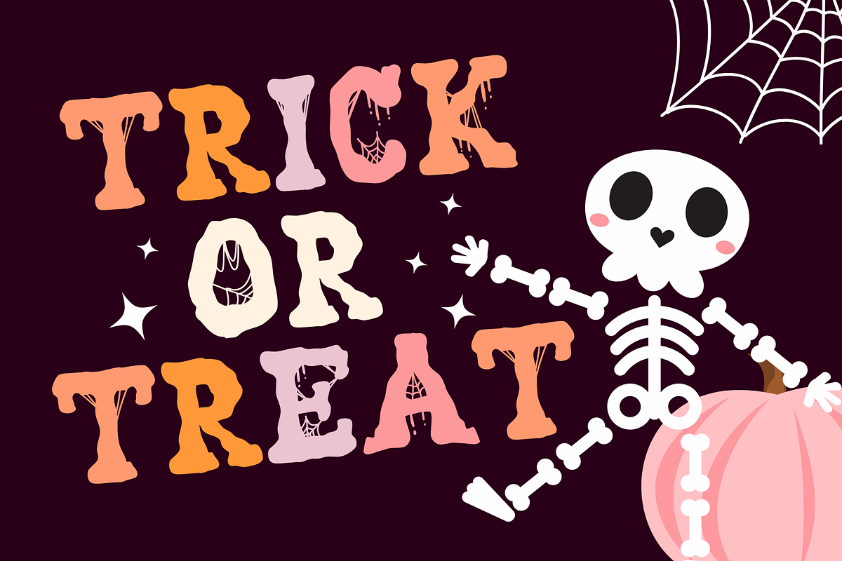 Haunted House is a Halloween font, a Serif Font by Brown Cupple (Photo 4 of 7)