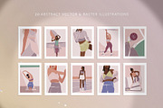 Sporty Girls Illustration set, a Healthcare Illustration by TiriCo (Thumbnail 7 of 11)