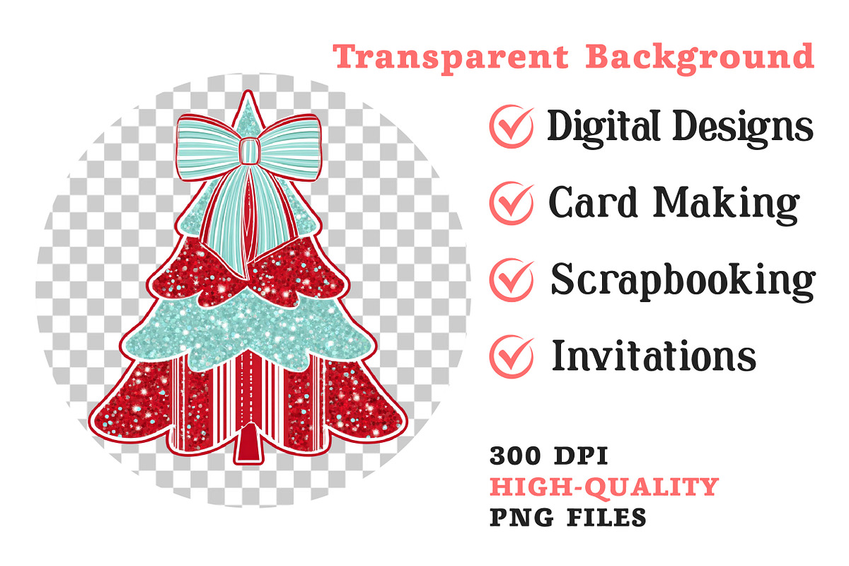 Christmas Trees Clipart, an Illustration by Dream Creation (Photo 6 of 6)