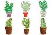 Christmas Cactus AI EPS PNG, an Illustration by FrankiesDaughtersDesign (Thumbnail 7 of 11)