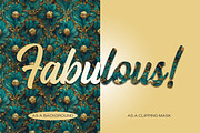 Super Luxe Teal and Gold Textures, a Texture Graphic by Skritch Studio (Thumbnail 5 of 6)