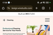 Cleaning - Wix Studio Website, a Wix Template by Kitteeh (Thumbnail 2 of 5)