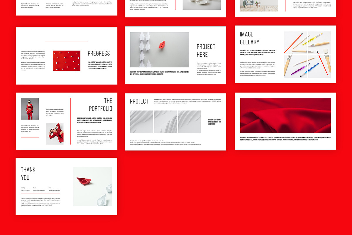 Portfolio Presentation Template, a Presentation Template by MightyDesign (Photo 4 of 7)