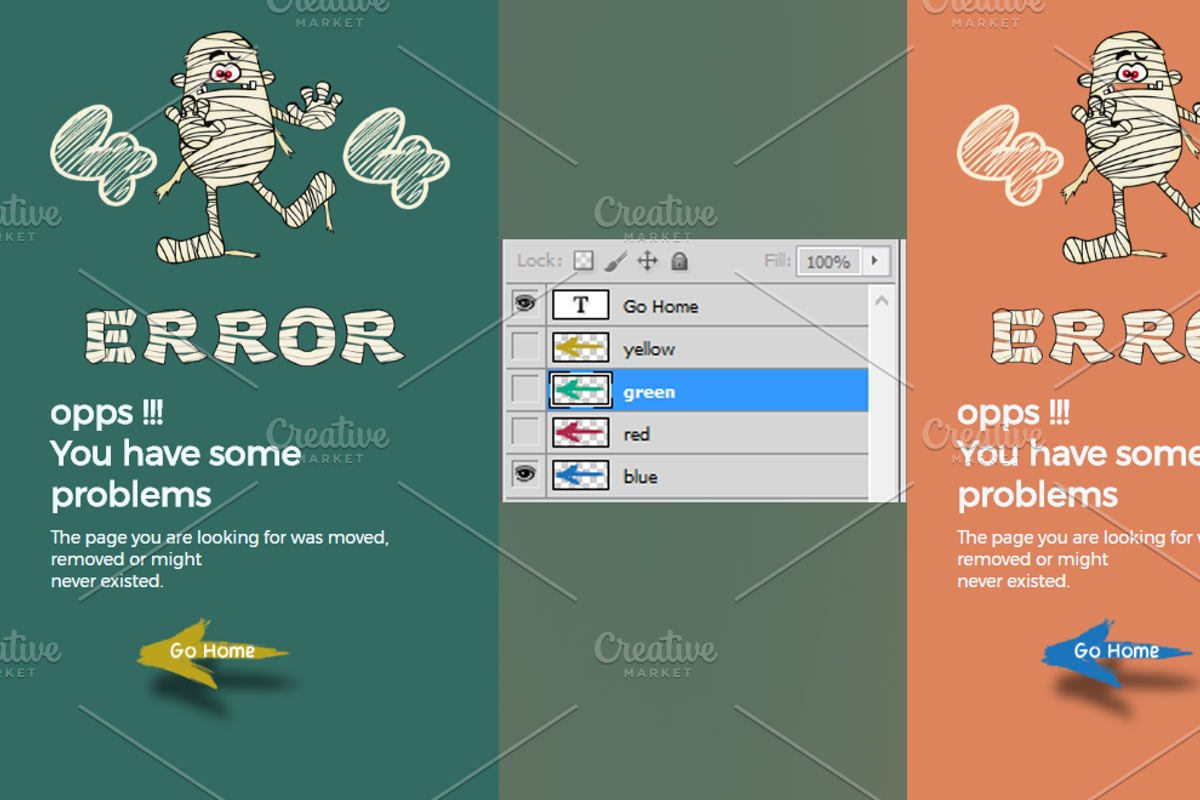 404 Mummy - Animated 404 Error Page, a Websites & App Template by XYZ Space (Photo 6 of 6)