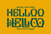 Hamsachin - Modern Korean Font, a Sans Serif Font by madeDeduk (Thumbnail 5 of 8)