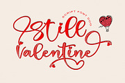 Still Valentine, a Script Font by Letterara (Thumbnail 1 of 12)