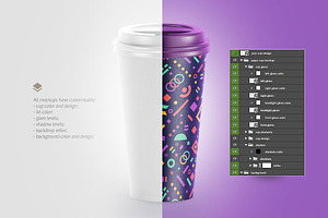 Coffee Cup Animated Mockups Bundle