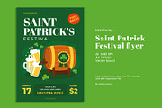 Saint Patrick Festival flyer, a Flyer Template by AdamHasan (Thumbnail 1 of 3)