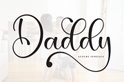 Daddy | Script Font, a Handwritten Font by Scratchones (Thumbnail 1 of 9)