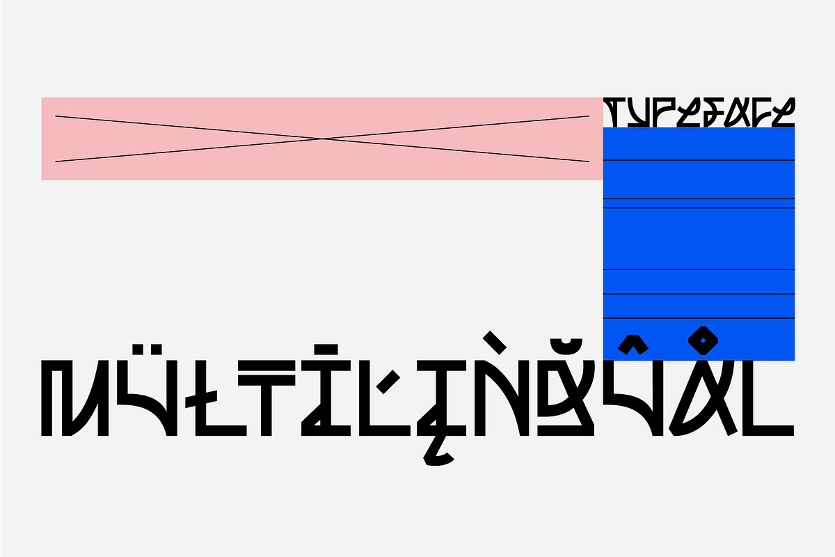SK Nagot — Modern Decorative Font, a Font by Shriftovik Type Foundry (Photo 2 of 10)