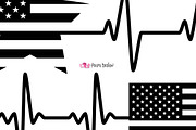 USA Heartbeats SVG, an Object Graphic by PolpoDesign (Thumbnail 6 of 7)