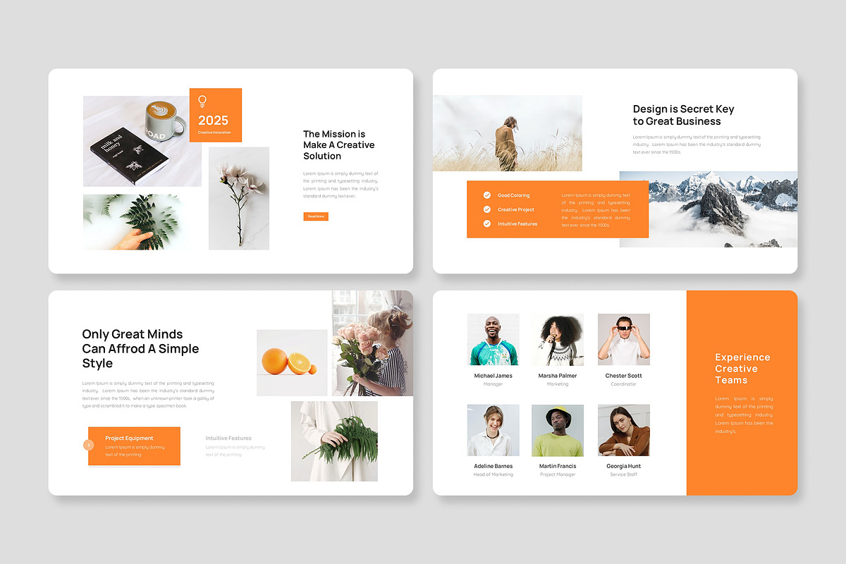 Multive - Orange Multipurpose PPTX, a Presentation Template by Premast (Photo 2 of 4)