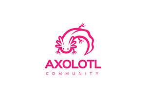 Axolotl - Animal Mascot Logo, a Branding & Logo Template by ashenterprise