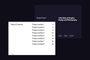 Minimal Portfolio Template, a Presentation Template by Typefool's Shop (Thumbnail 2 of 9)