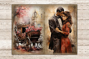 Valentines Day Junk Journal Paper, a Seasonal Illustration by GlamArtZhanna (Thumbnail 5 of 9)