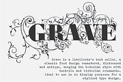 Grave Ornamental, a Font by Intellecta Design (Thumbnail 1 of 2)