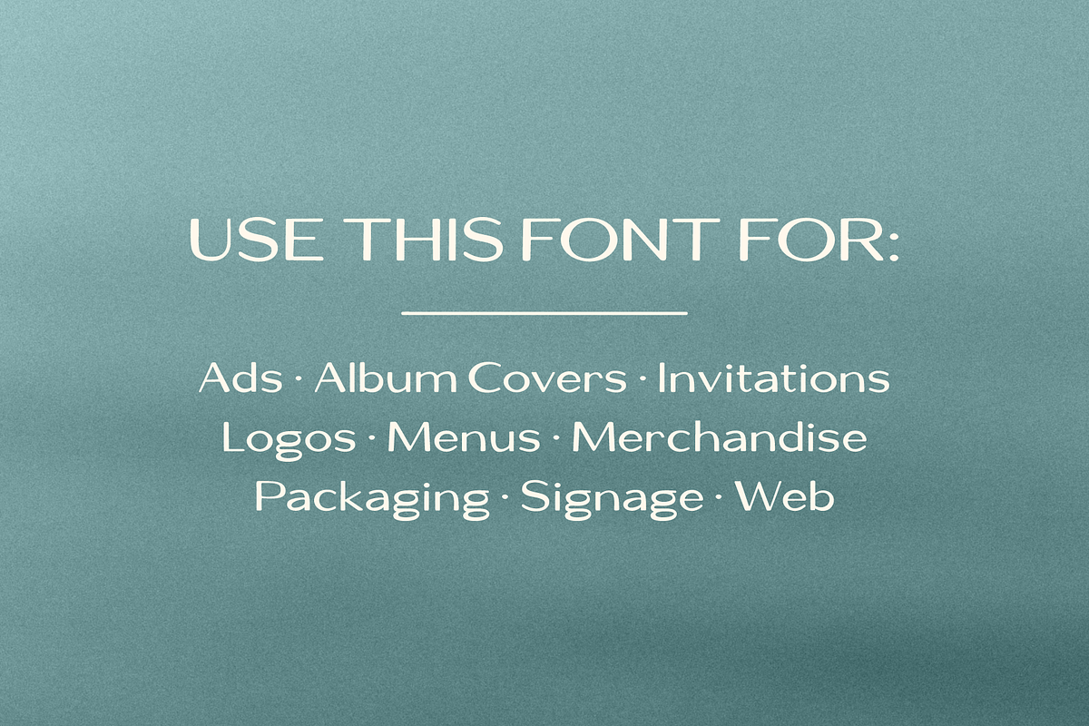 Coastal, a Sans Serif Font by Bruised Goods (Photo 4 of 5)