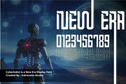 Cyberlodon - New Era Display Font, a Sans Serif Font by indranesia (Thumbnail 2 of 3)