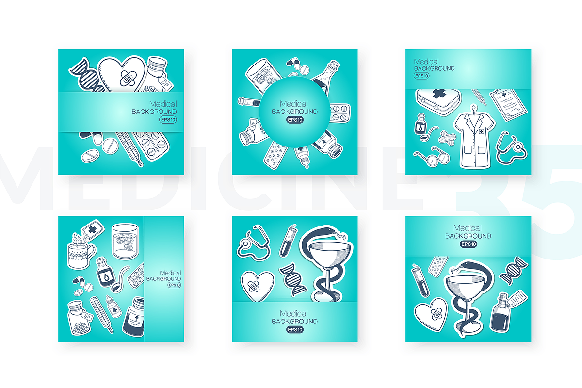 Medicine Design Elements, a Background Graphic by Chuhastock (Photo 17 of 23)