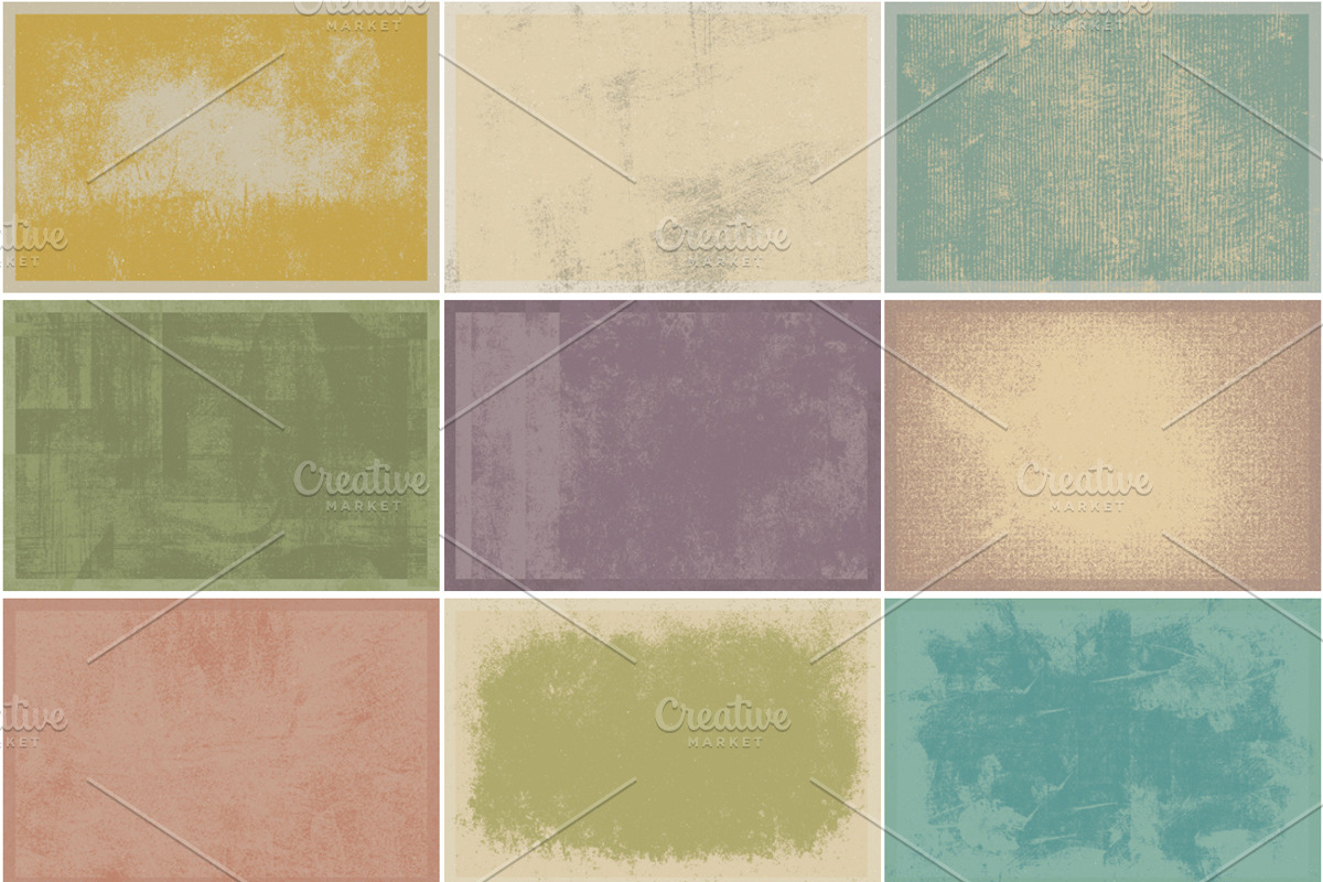 30 Vintage Halftone Overlay/BGs, a Texture Graphic by DesignWorkz (Photo 3 of 5)