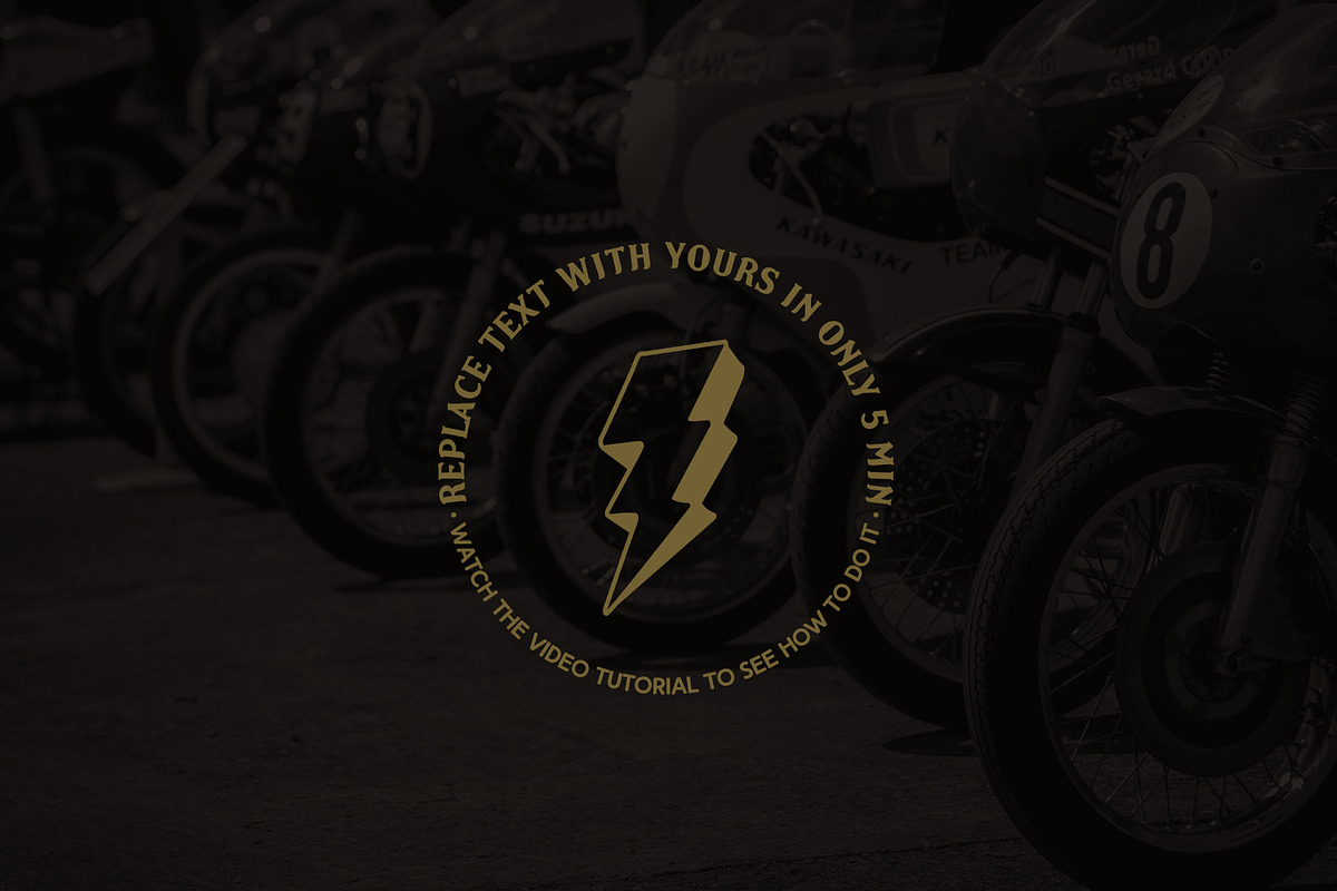 Light Sign Motorcycles Mockup, a Mockup by MDG (Photo 6 of 8)