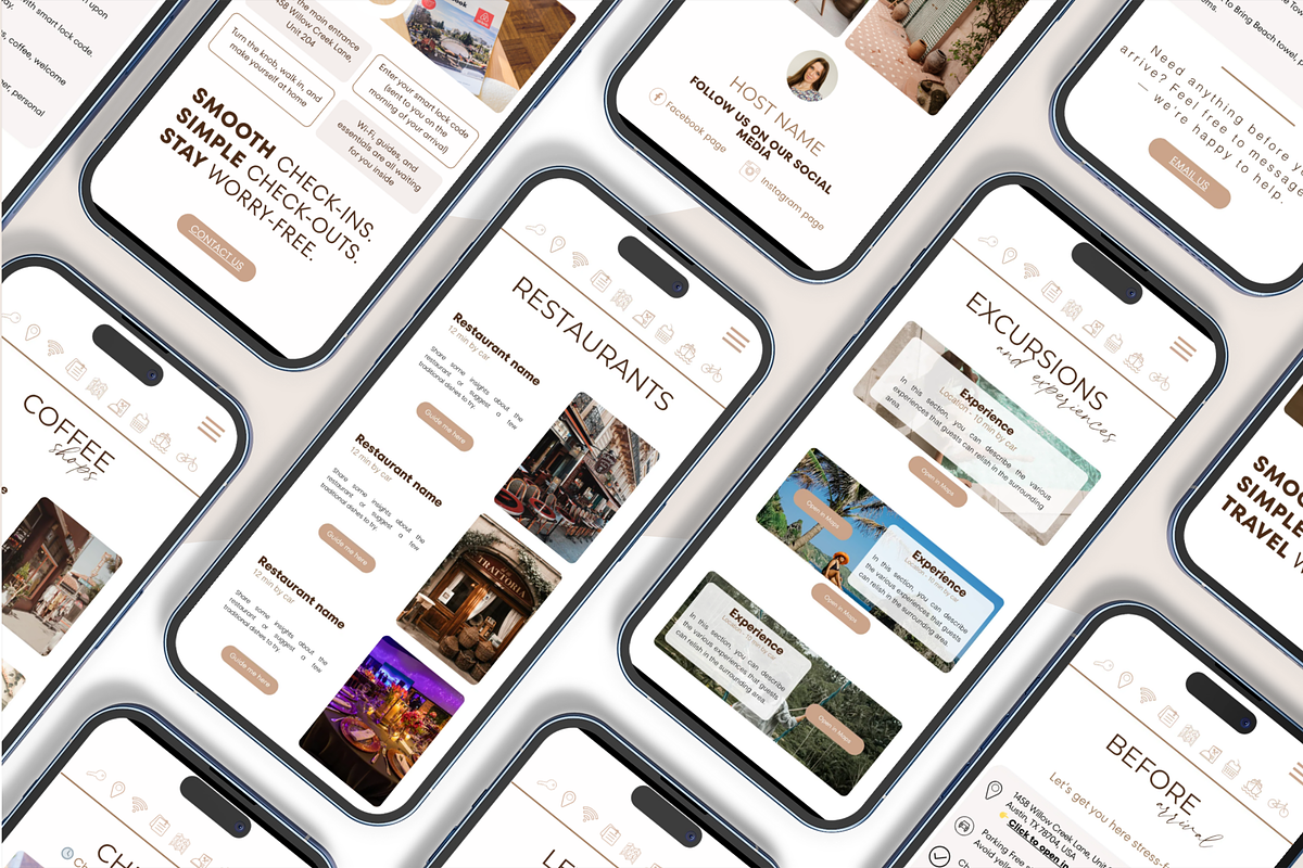 Airbnb Welcome Guide Template, a Presentation Template by design4social (Photo 7 of 7)