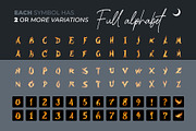 Fire Subtle Flame Letters Overlays, a Symbol Font by PhotoSpirit (Thumbnail 3 of 8)