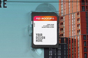 SD Card Mockup Cardboard Jewel Case