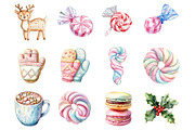 Pastel Christmas Cookies & Candy, an Illustration by Design Market (Thumbnail 2 of 4)